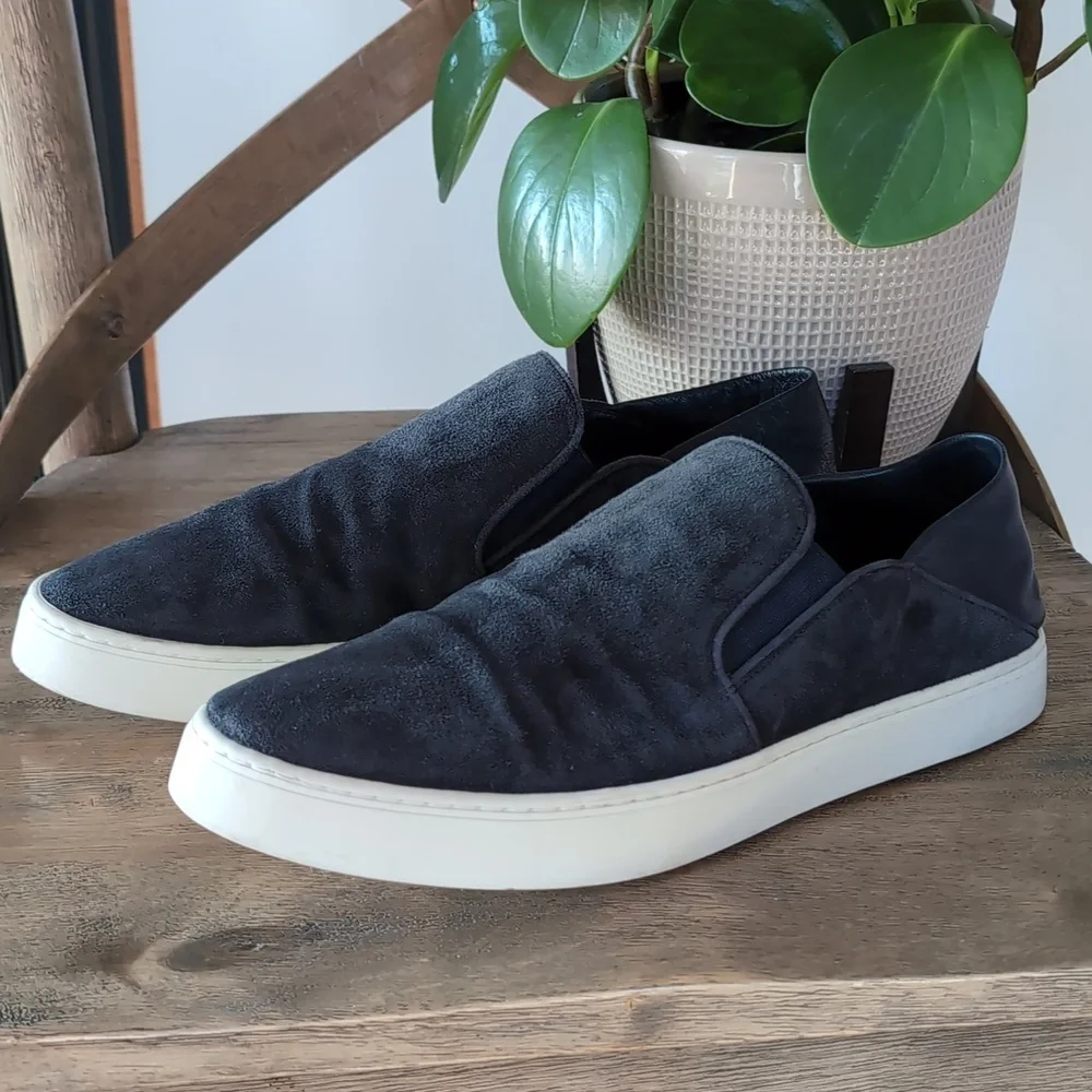 Vince Garvey Suede Leather Slip-On 8.5 Sneakers Platform